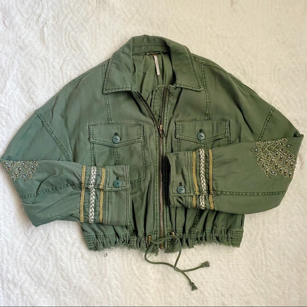 FREE PEOPLE CARGO JACKET